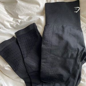 Black workout leggings